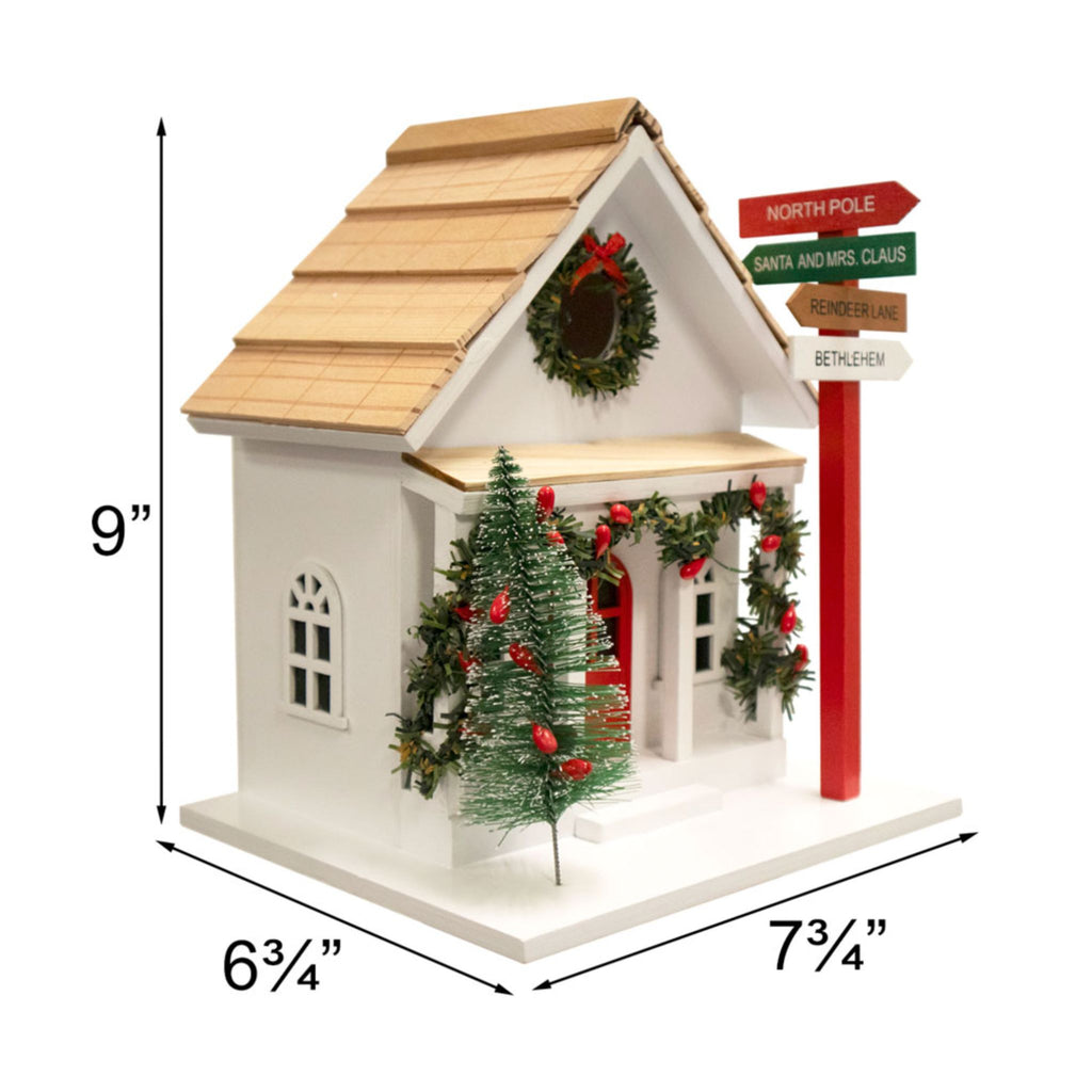 North Pole Birdhouse-  The Well Appointed House