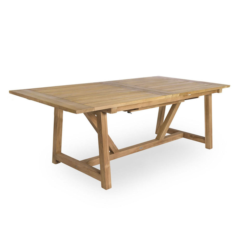 Outdoor Teak Extendable Dining Table- The Well Appointed House