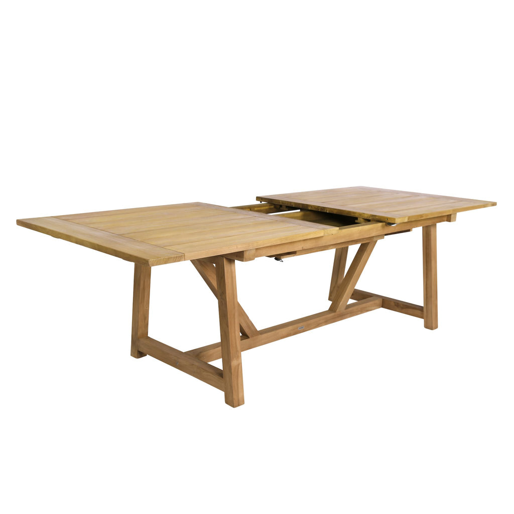 Outdoor Teak Extendable Dining Table- The Well Appointed House