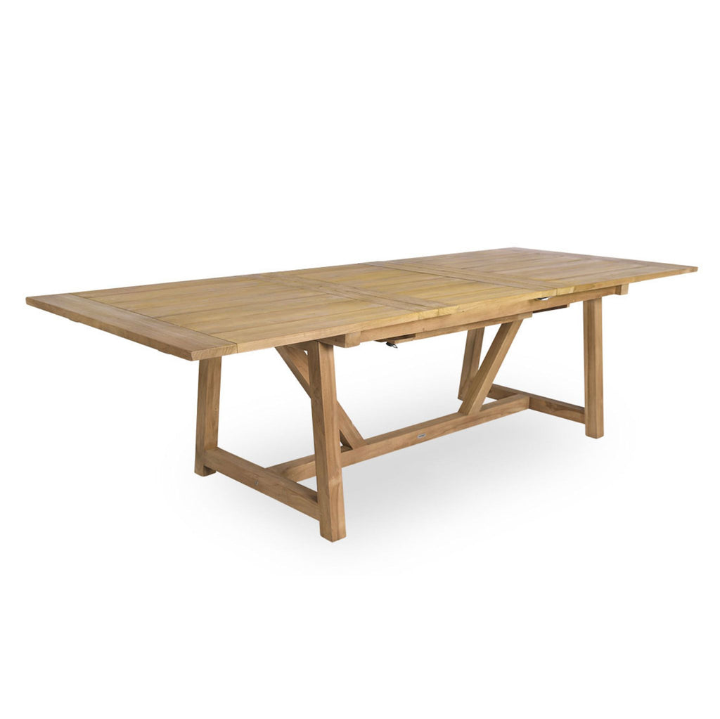 Outdoor Teak Extendable Dining Table- The Well Appointed House