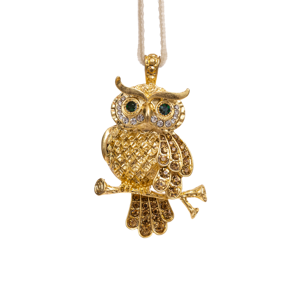 Owl Hanging Ornament - The Well Appointed House