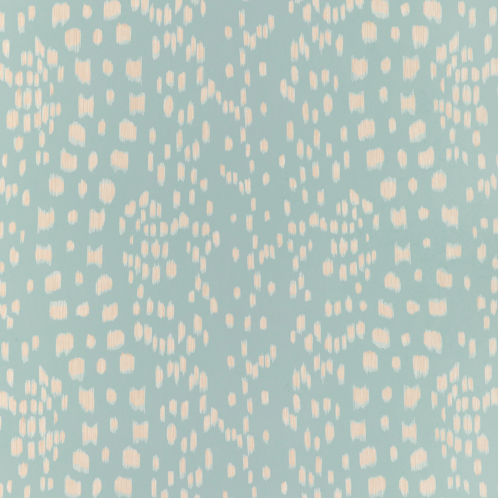 Brunschwig & Fils Les Touches Reverse Mist Print Wallpaper - The Well Appointed House