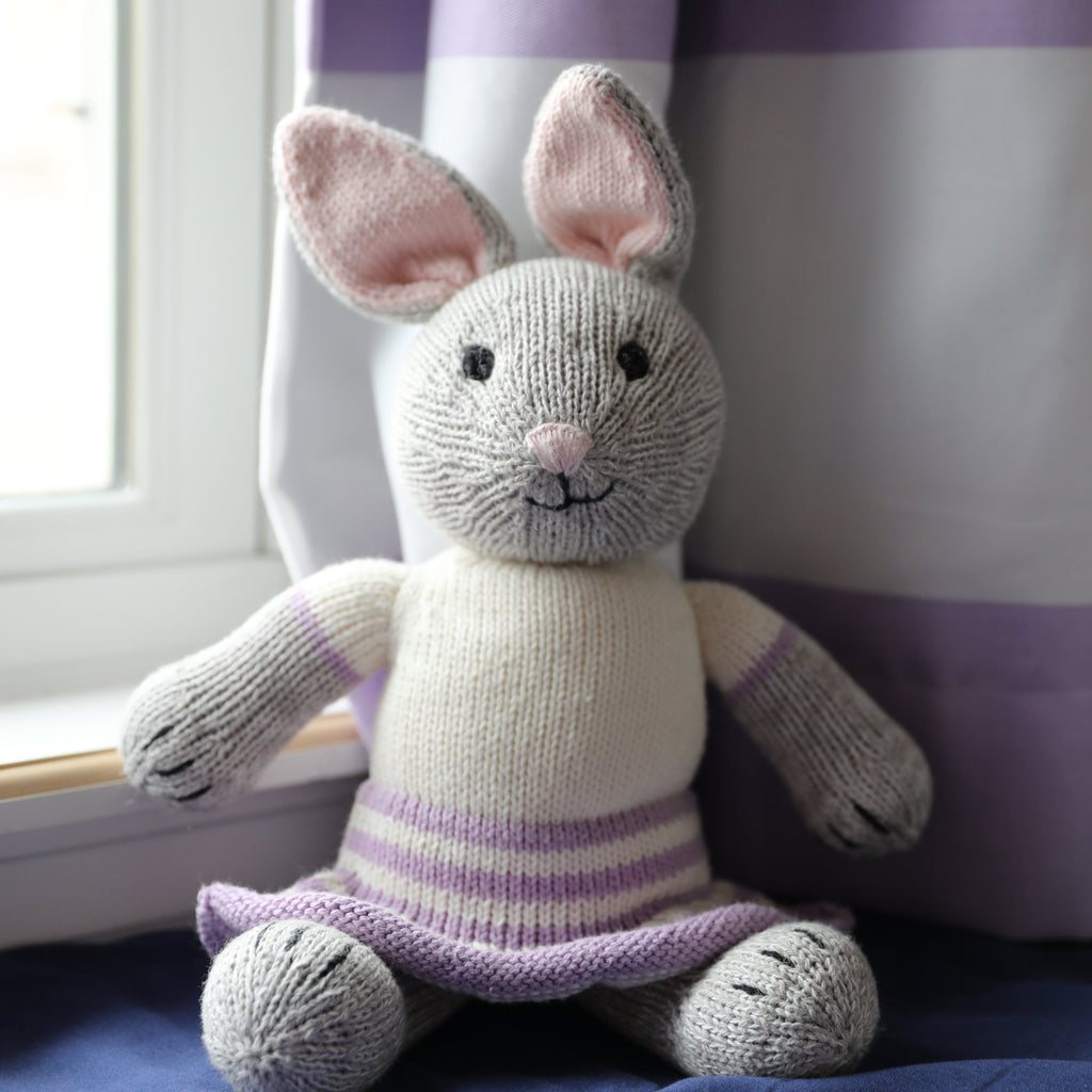 Grey Bunny with Skirt - The Well Appointed House