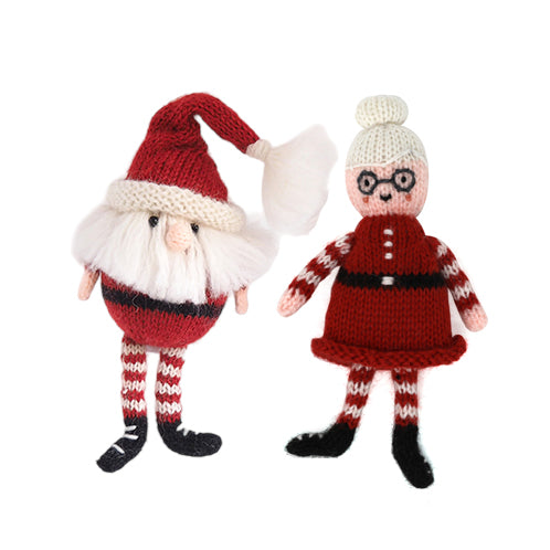 Mr. and Mrs. Claus Ornaments - The Well Appointed House