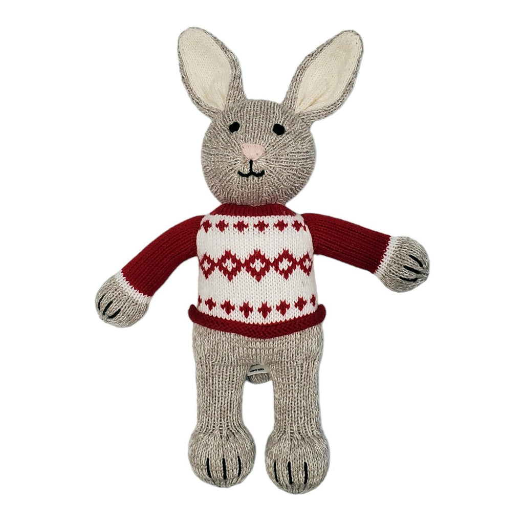 Bunny in Holiday Sweater - The Well Appointed House