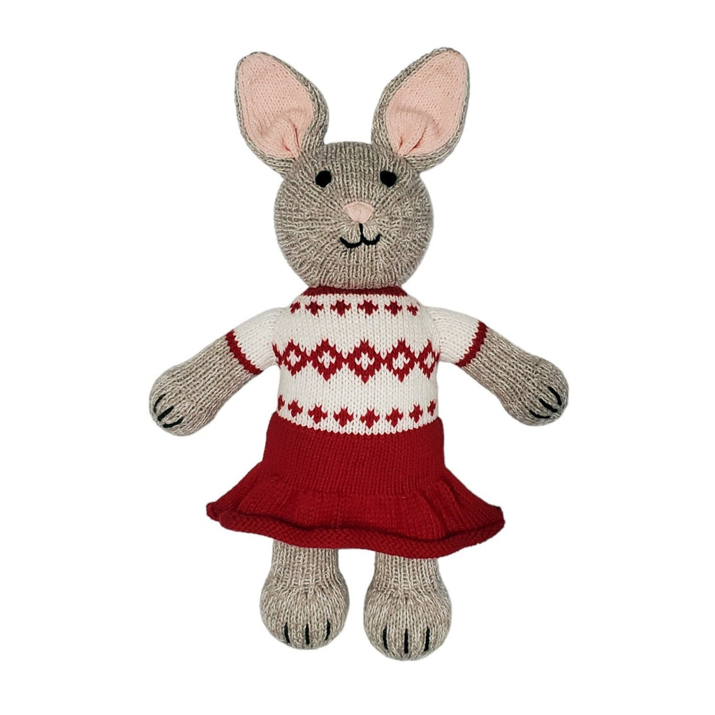 Bunny in Holiday Dress - The Well Appointed House