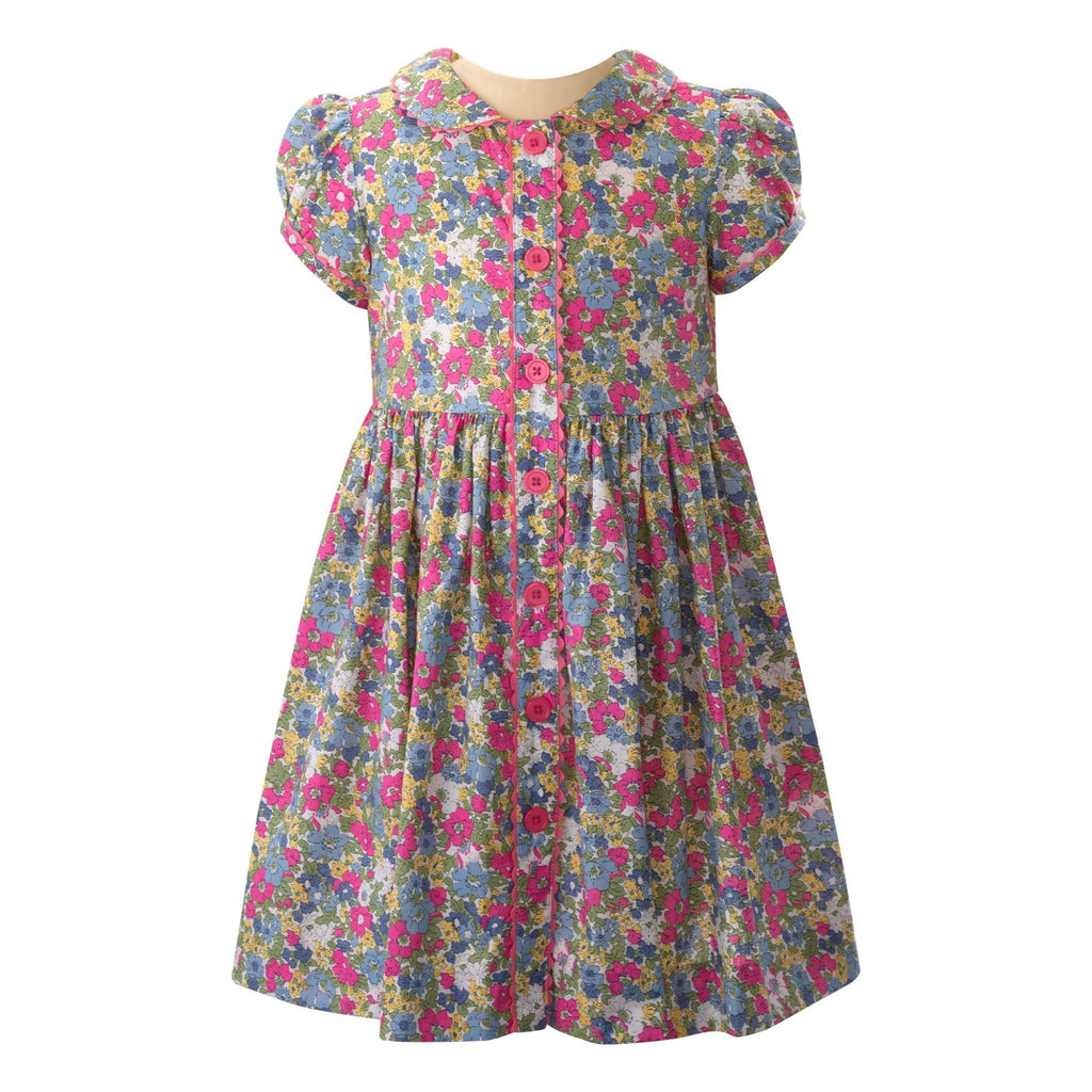 Peony Button Front Dress - The Well Appointed House