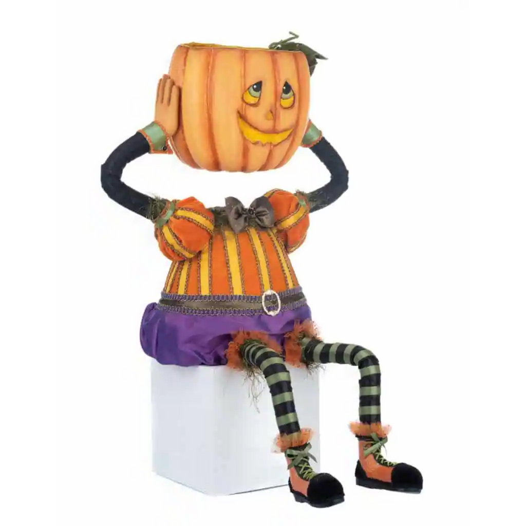 Percy Pumpkin Head Candy Bowl  The Well Appointed House