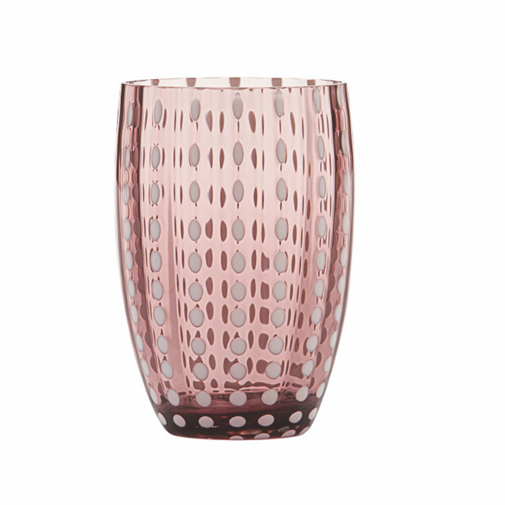 Perle Colored Glass Tumblers, Set of 2 - The Well Appointed House