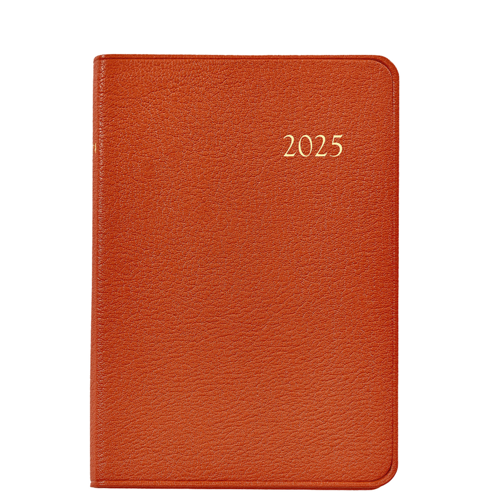 Personalize Goatskin Leather 2025 Daily Journal - THE WELL APPOINTED HOUSE