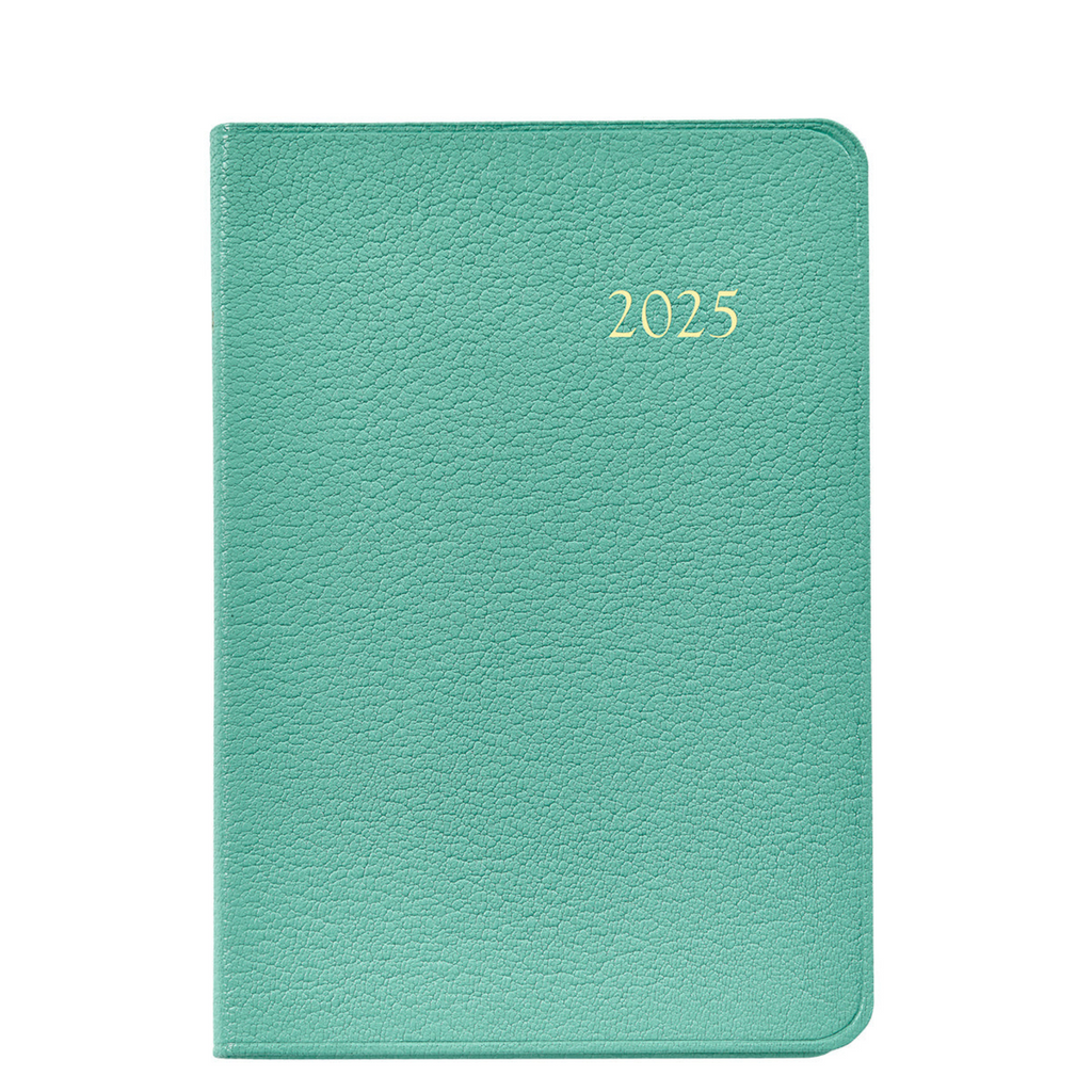 Personalize Goatskin Leather 2025 Daily Journal - THE WELL APPOINTED HOUSE