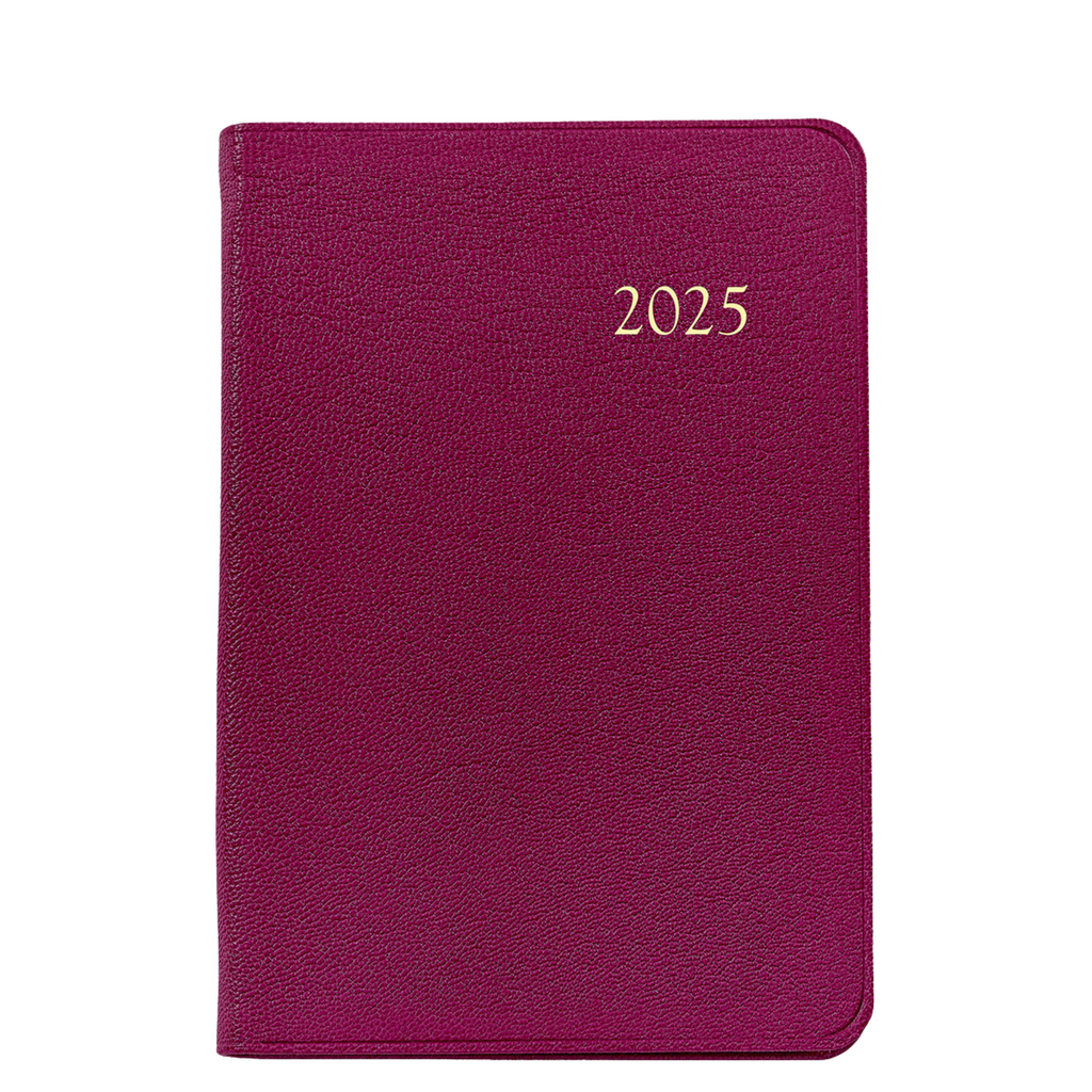 Personalize Goatskin Leather 2025 Daily Journal - THE WELL APPOINTED HOUSE