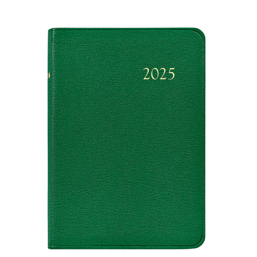 Personalize Goatskin Leather 2025 Daily Journal - THE WELL APPOINTED HOUSE