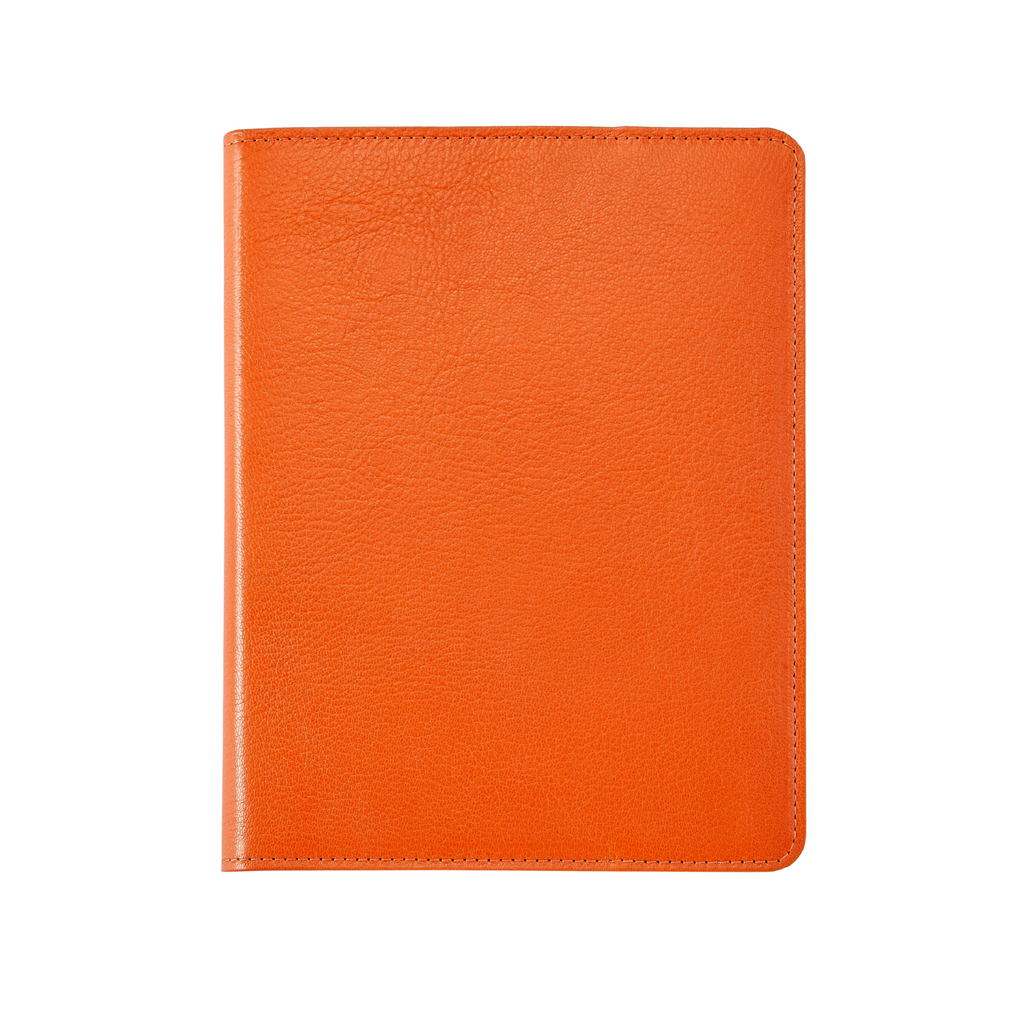 Personalize Goatskin Leather 9" Refillable Notebook - The Well Appointed House