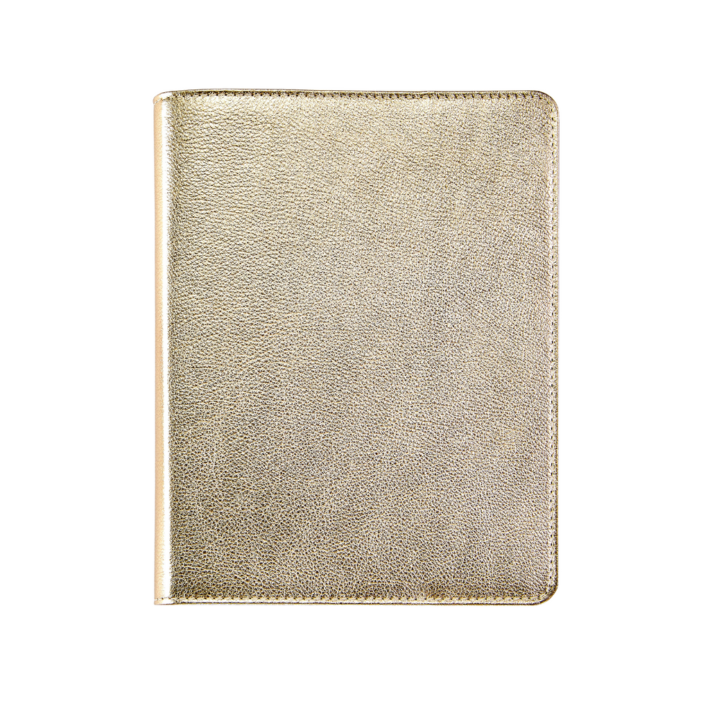 Personalize Goatskin Leather 9" Refillable Notebook - The Well Appointed House