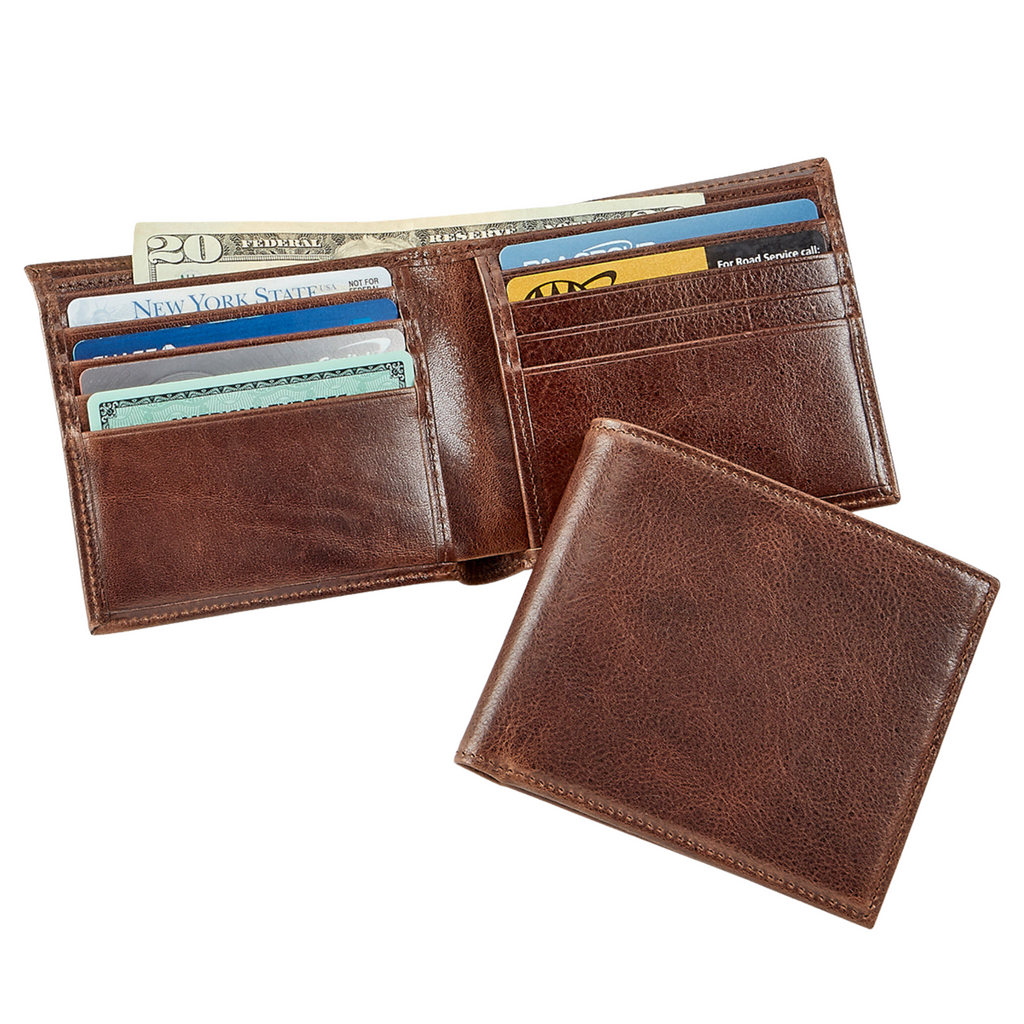 Personalize Leather Bi-Fold Wallet - The Well Appointed House