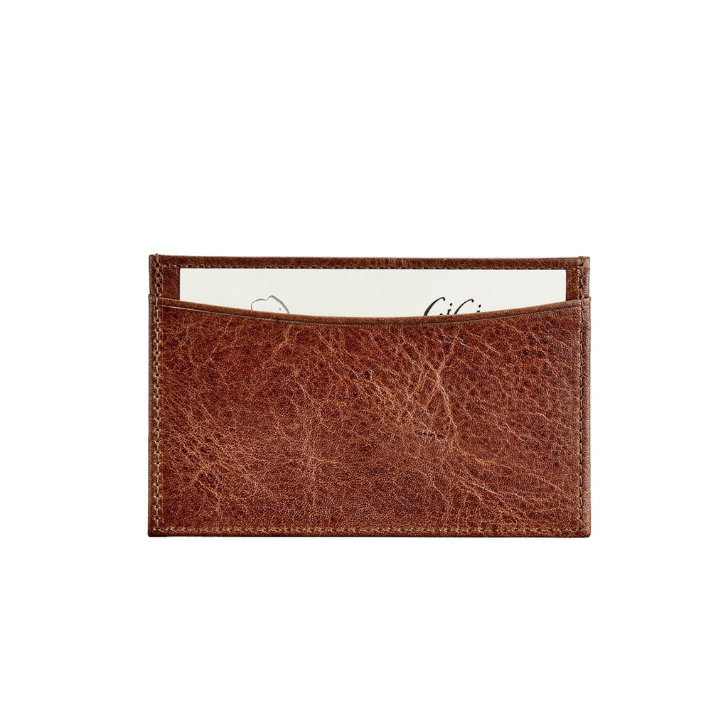 Personalize Leather Slim Design Card Case - The Well Appointed House