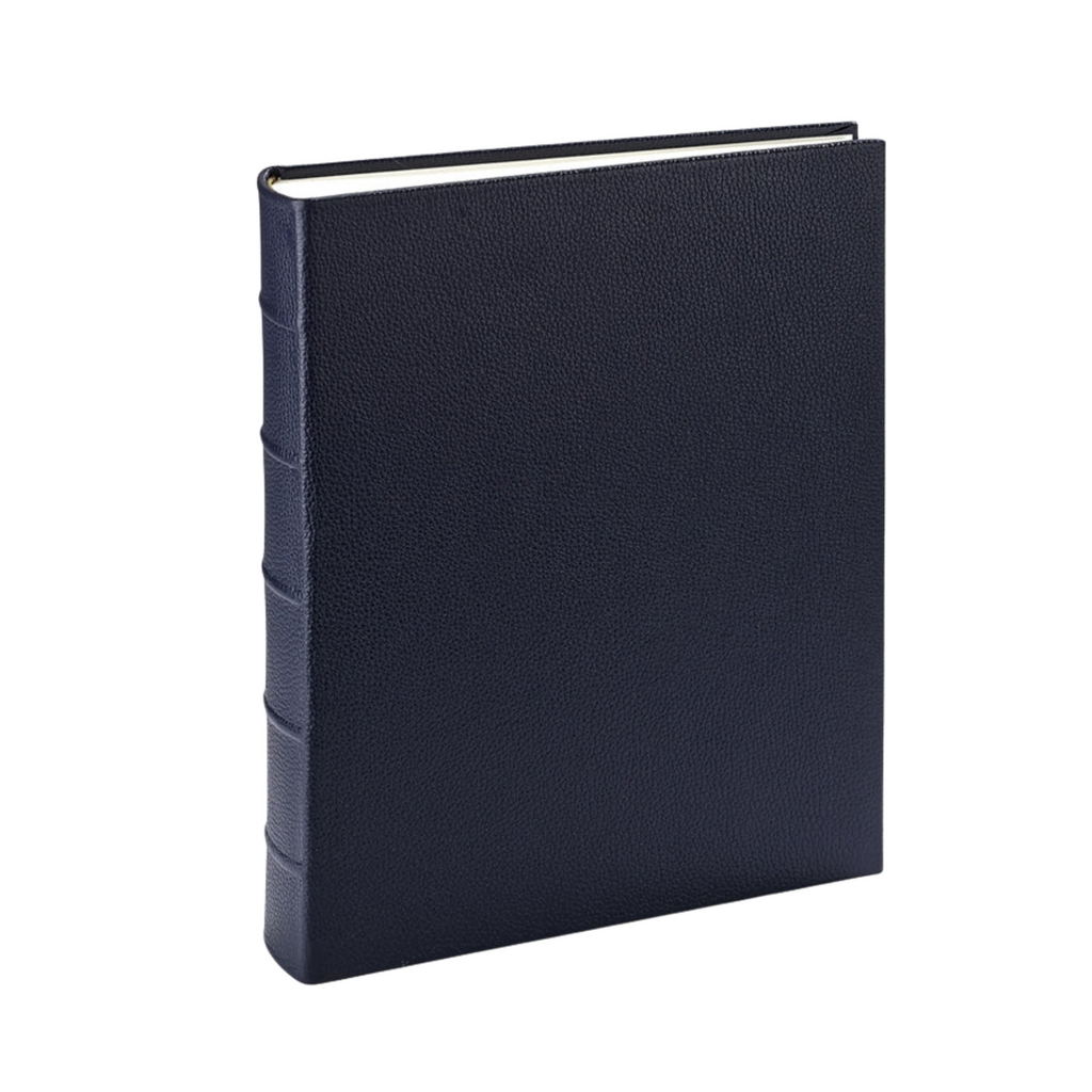 Personalize Pebble Grain Leather Bound Album - THE WELL APPOINTED HOUSE