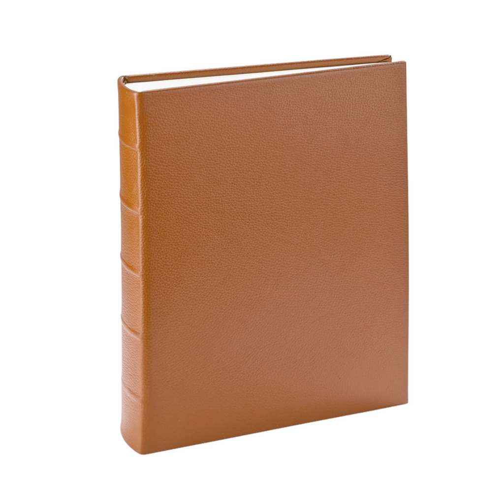 Personalize Pebble Grain Leather Bound Album - THE WELL APPOINTED HOUSE