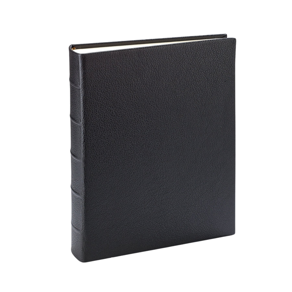 Personalize Pebble Grain Leather Bound Album - THE WELL APPOINTED HOUSE