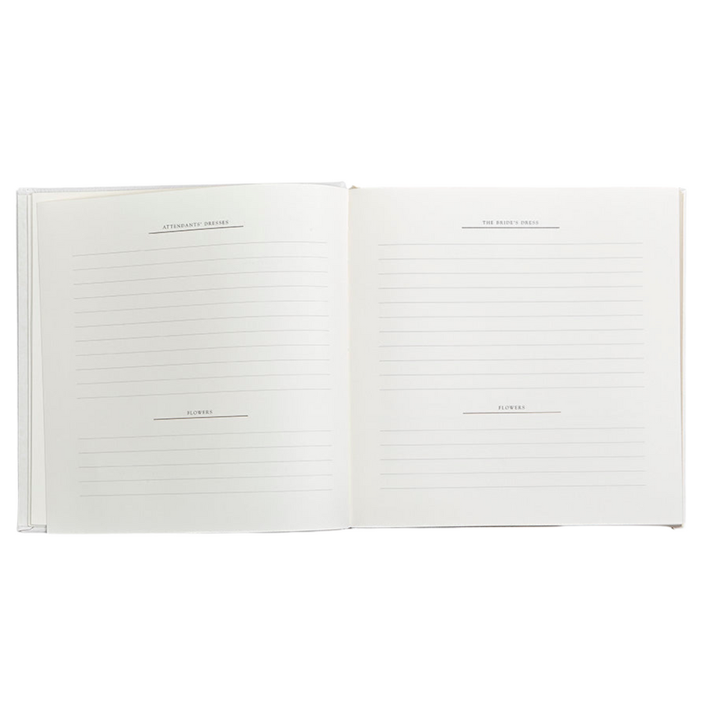 Personalize Pebble Grain Leather Wedding Journal - The Well Appointed House