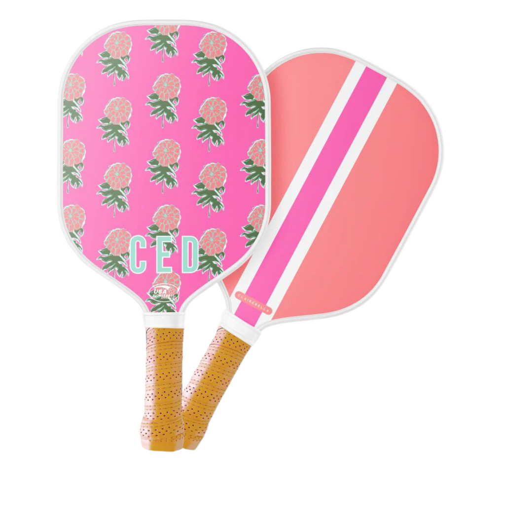 Monogrammed Pickleball Paddle in Kyra Pink - The Well Appointed House