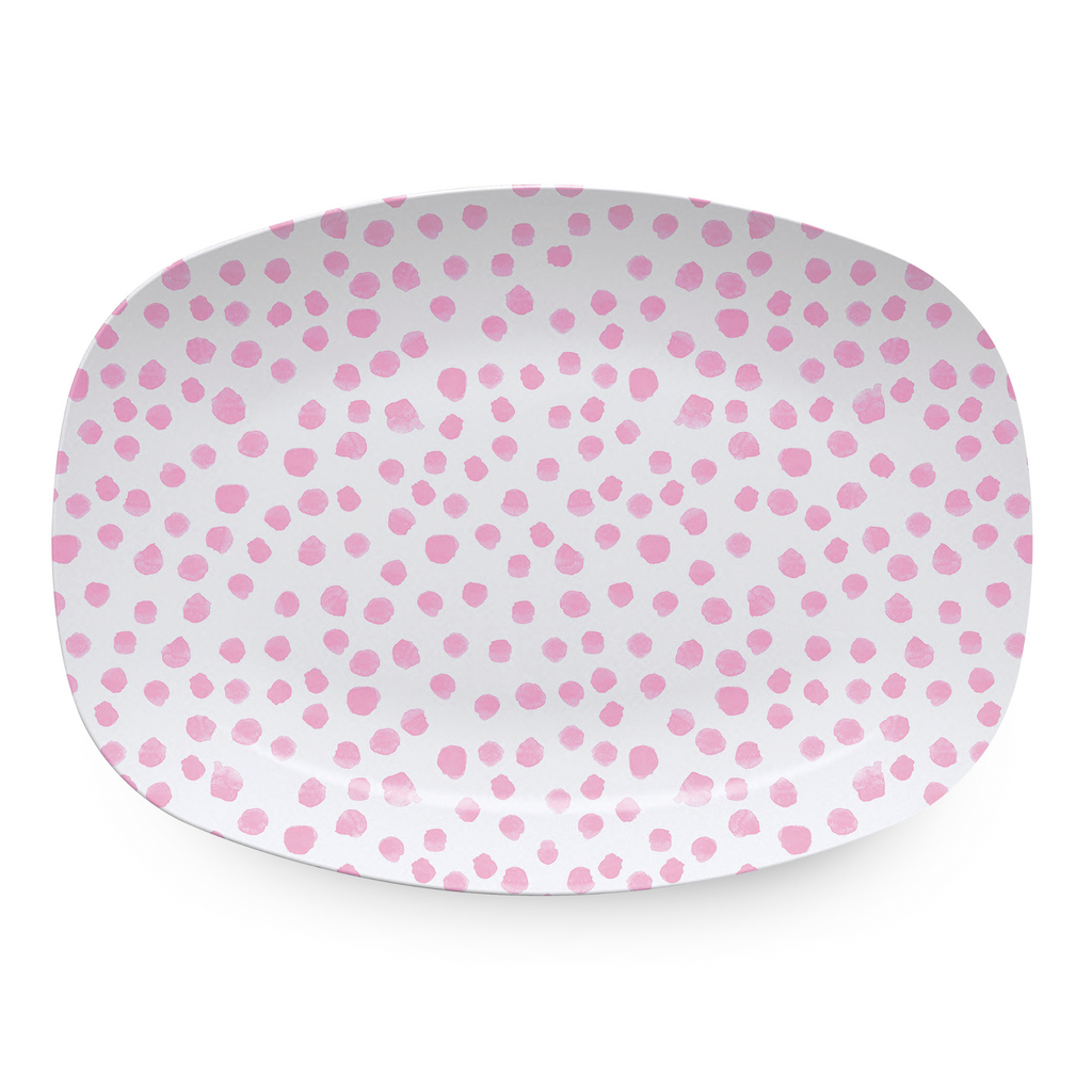 Pink Dotty Platter - The Well Appointed House