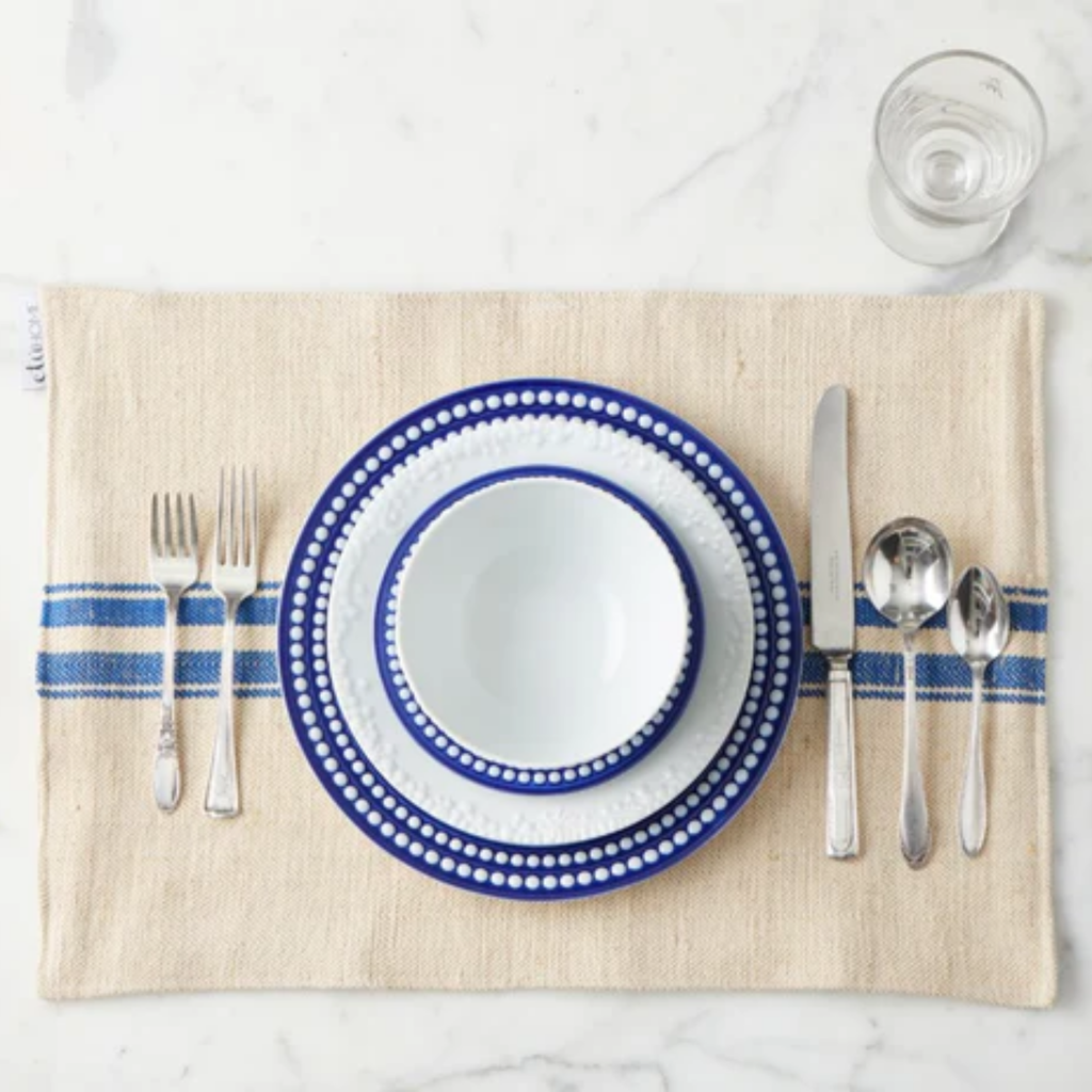 Set of 4 Striped Placemats - The Well Appointed House