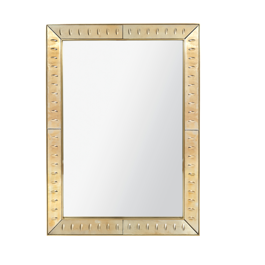 Antique Champagne Reese Mirror - The Well Appointed House