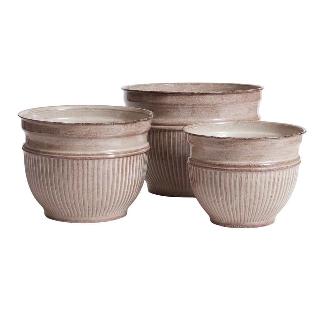 Set of 3 Camelia Pots - The Well Appointed House