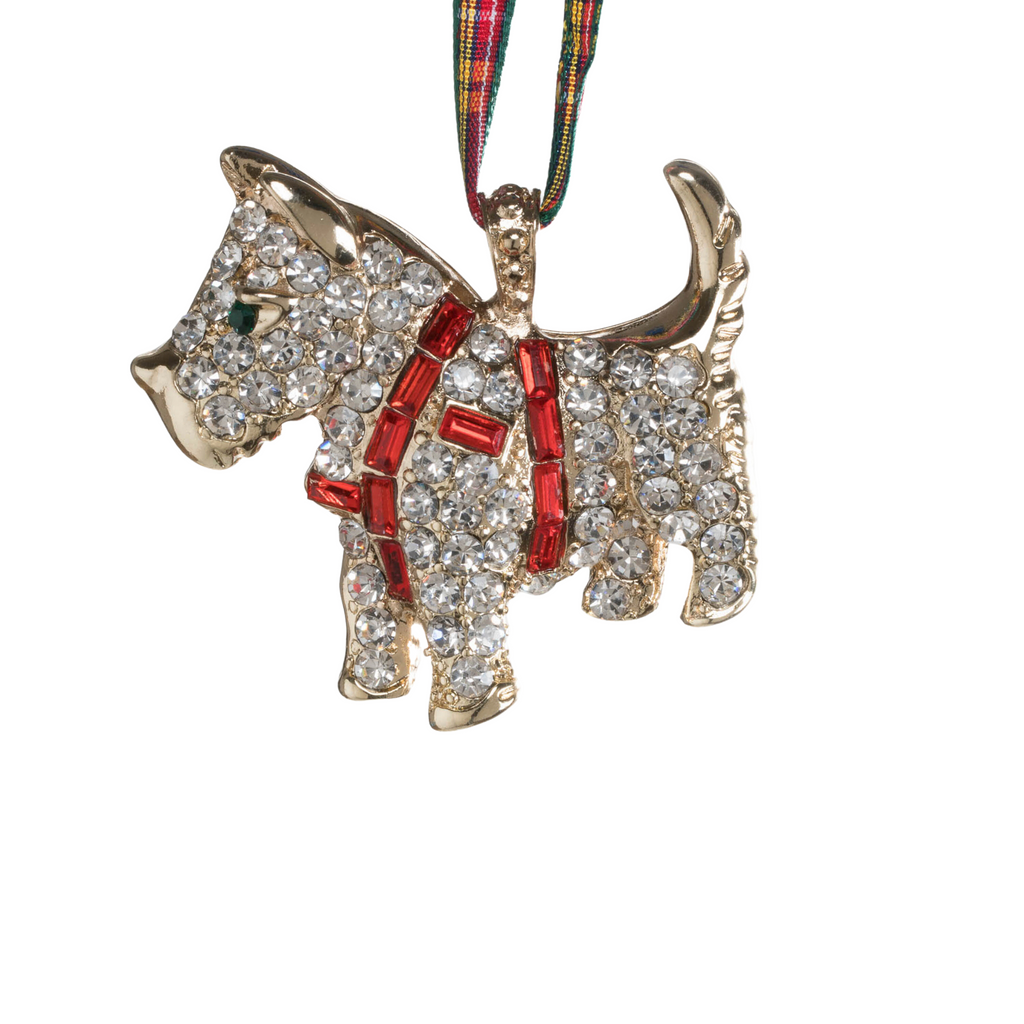 Scottie Dog Hanging Ornament - The Well Appointed House