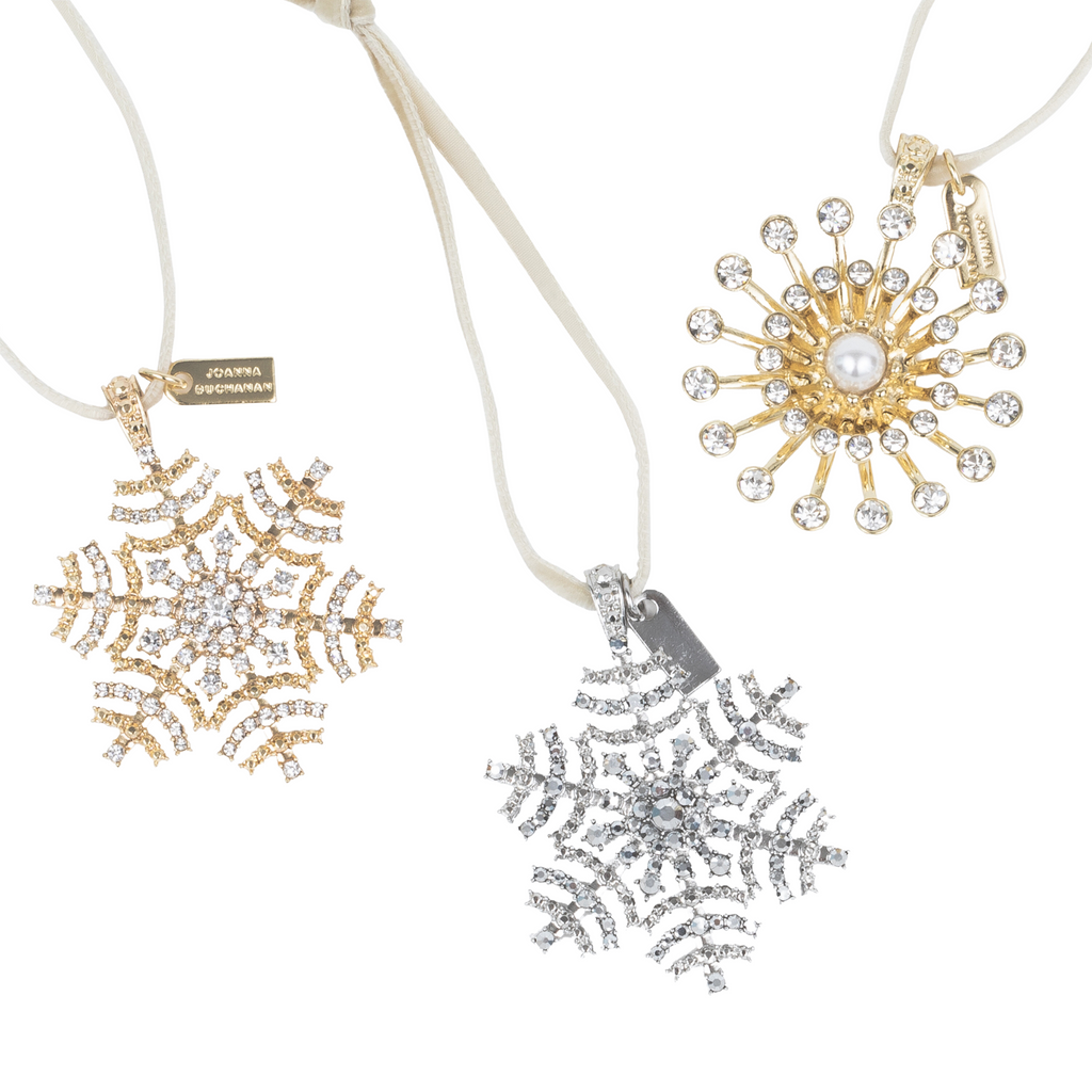 Snowflake Hanging Ornaments - The Well Appointed House