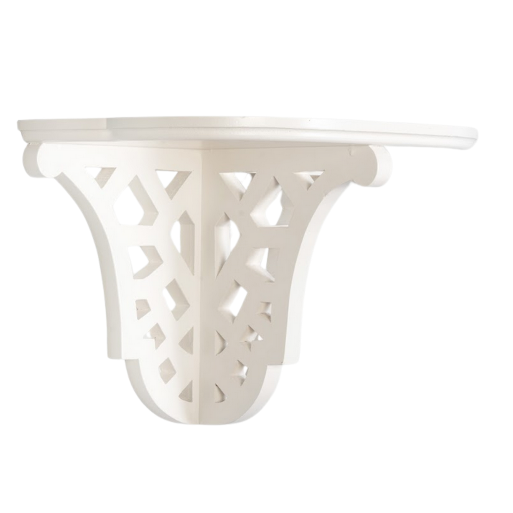 Solid Wood Fretwork Bracket - The Well Appointed House