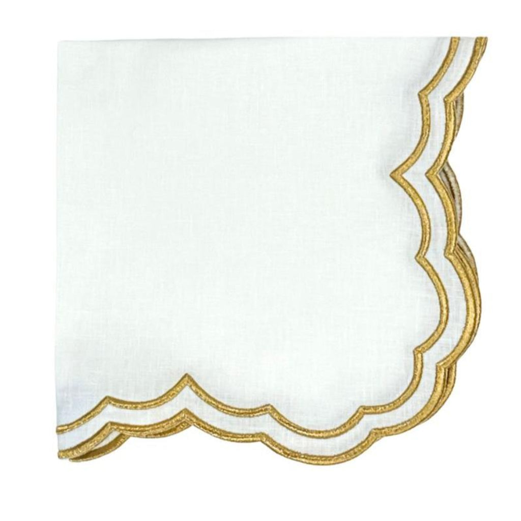 Studio Collection Lillian Placemat in Gold, Set of 4 - The Well Appointed House