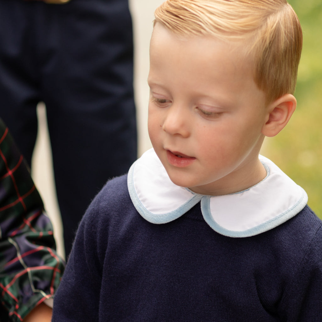 Christopher Crewneck in Narragansett Navy - The Well Appointed House