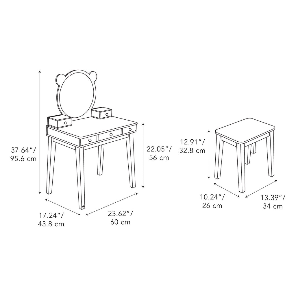 Forest Dressing Table - THE WELL APPOINTED HOUSE