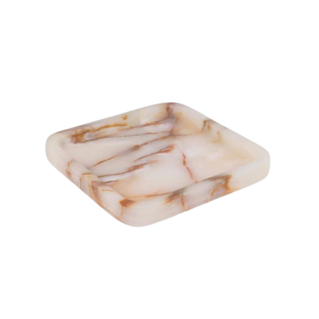 Robbie Genuine Marble Catch-All Tray - The Well Appointed House