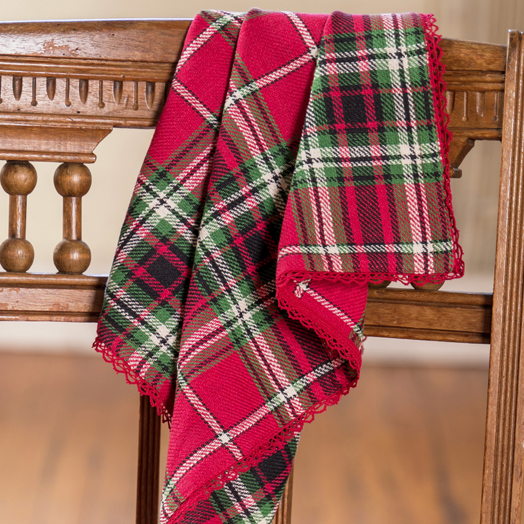 Set of Four Tartan Plaid Napkins - The Well Appointed House