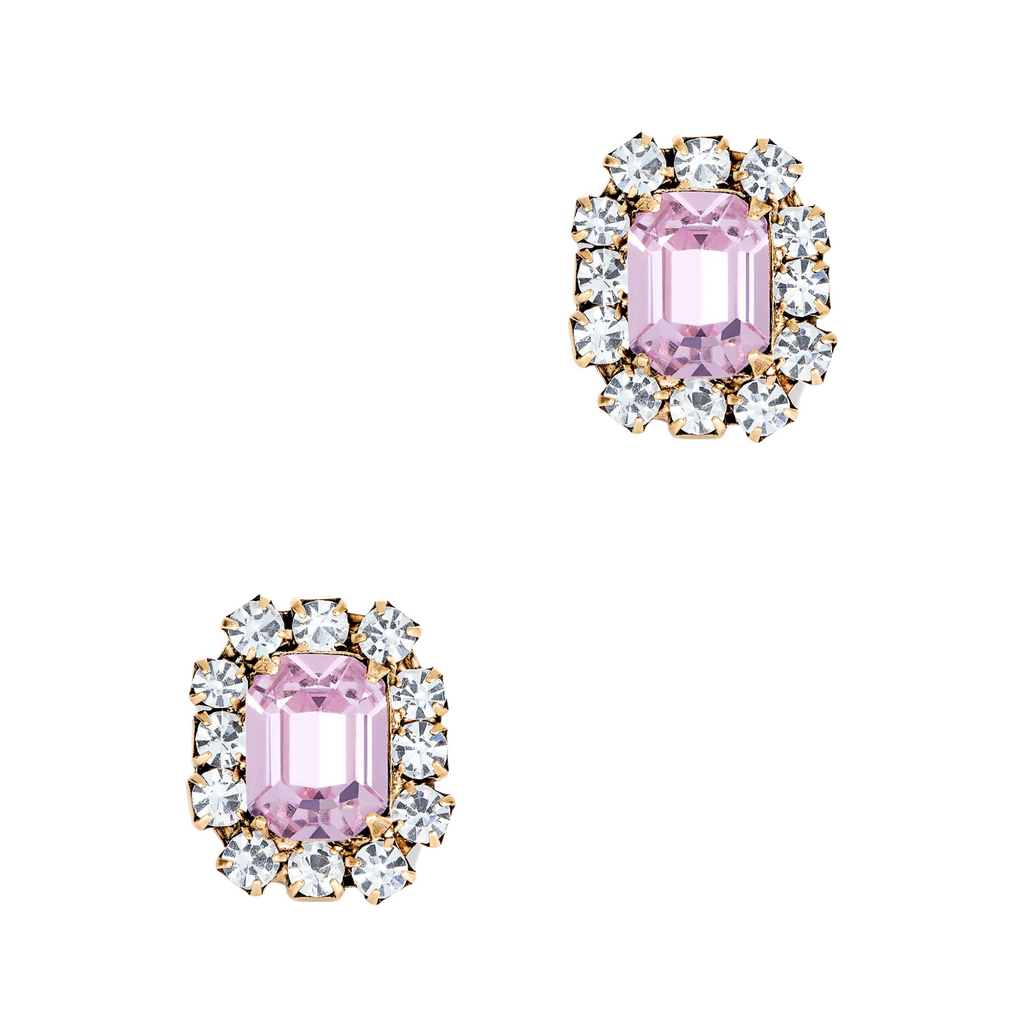 Tati Studs in Light Rose - The Well Appointed House