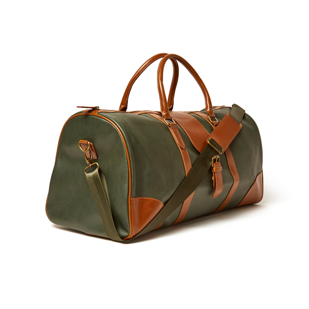 The Oxford Duffel Bag in Dark Green - The Well Appointed House