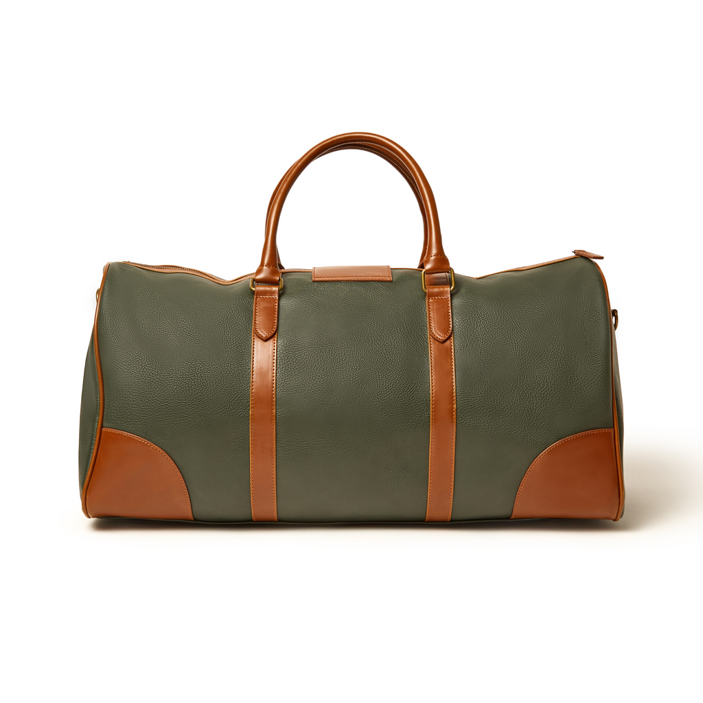 The Oxford Duffel Bag in Dark Green - The Well Appointed House