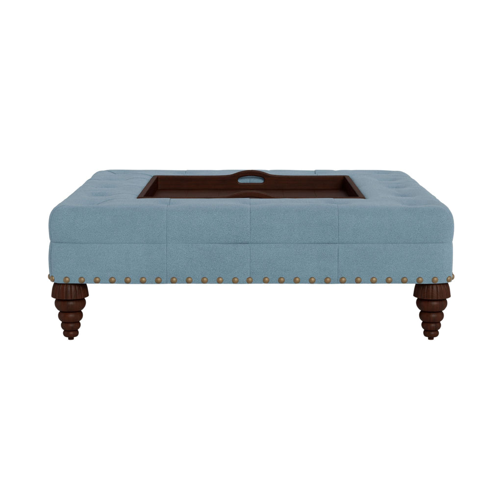 Tray Chic Ottoman- The Well Appointed House