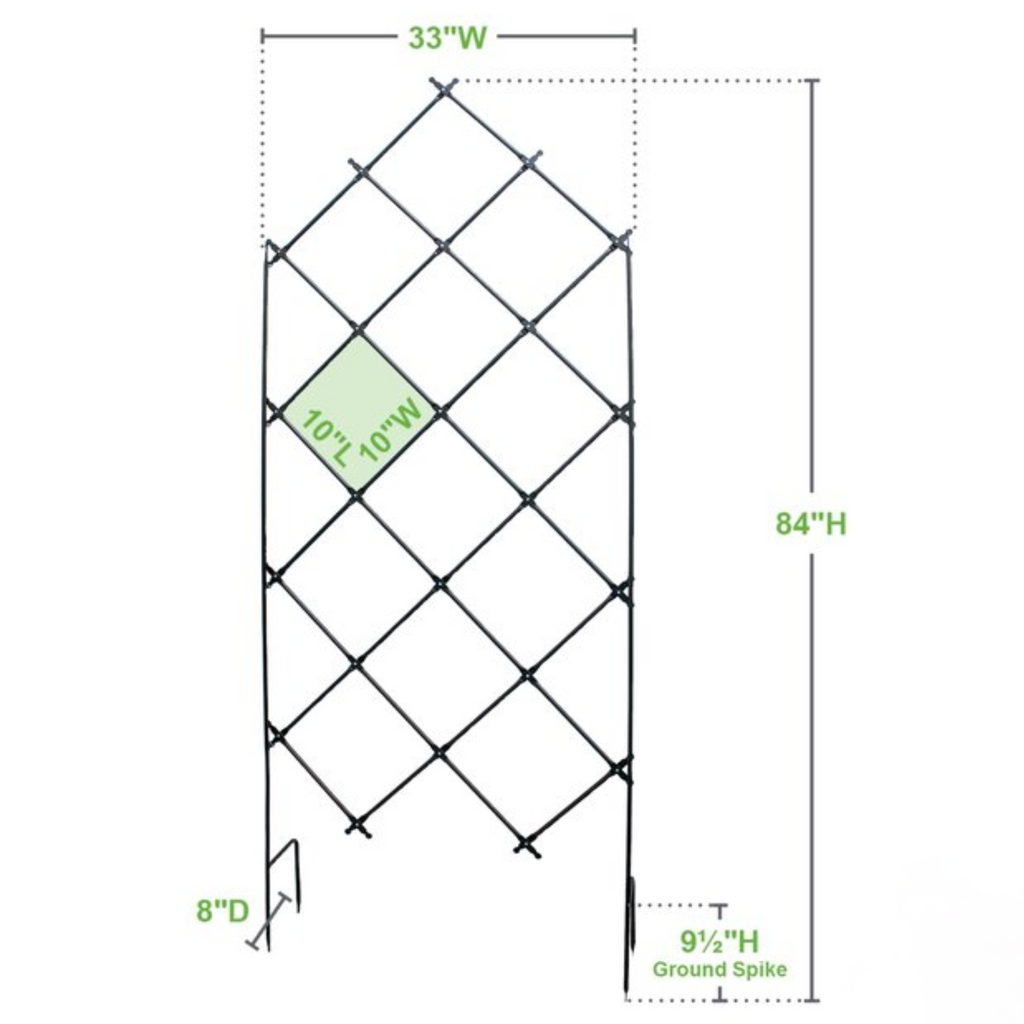 Free-standing Lattice Garden Trellis - The Well Appointed House