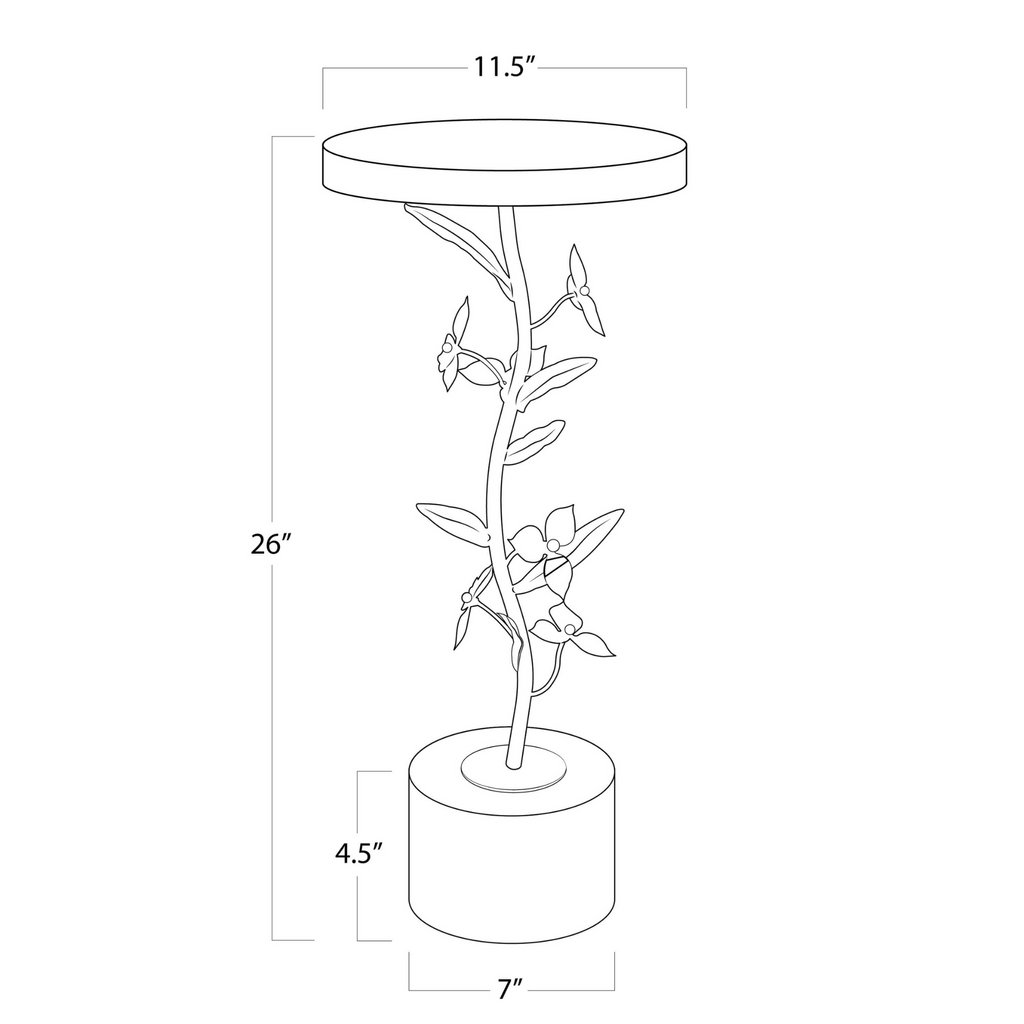 Trillium Martini Table - The Well Appointed House