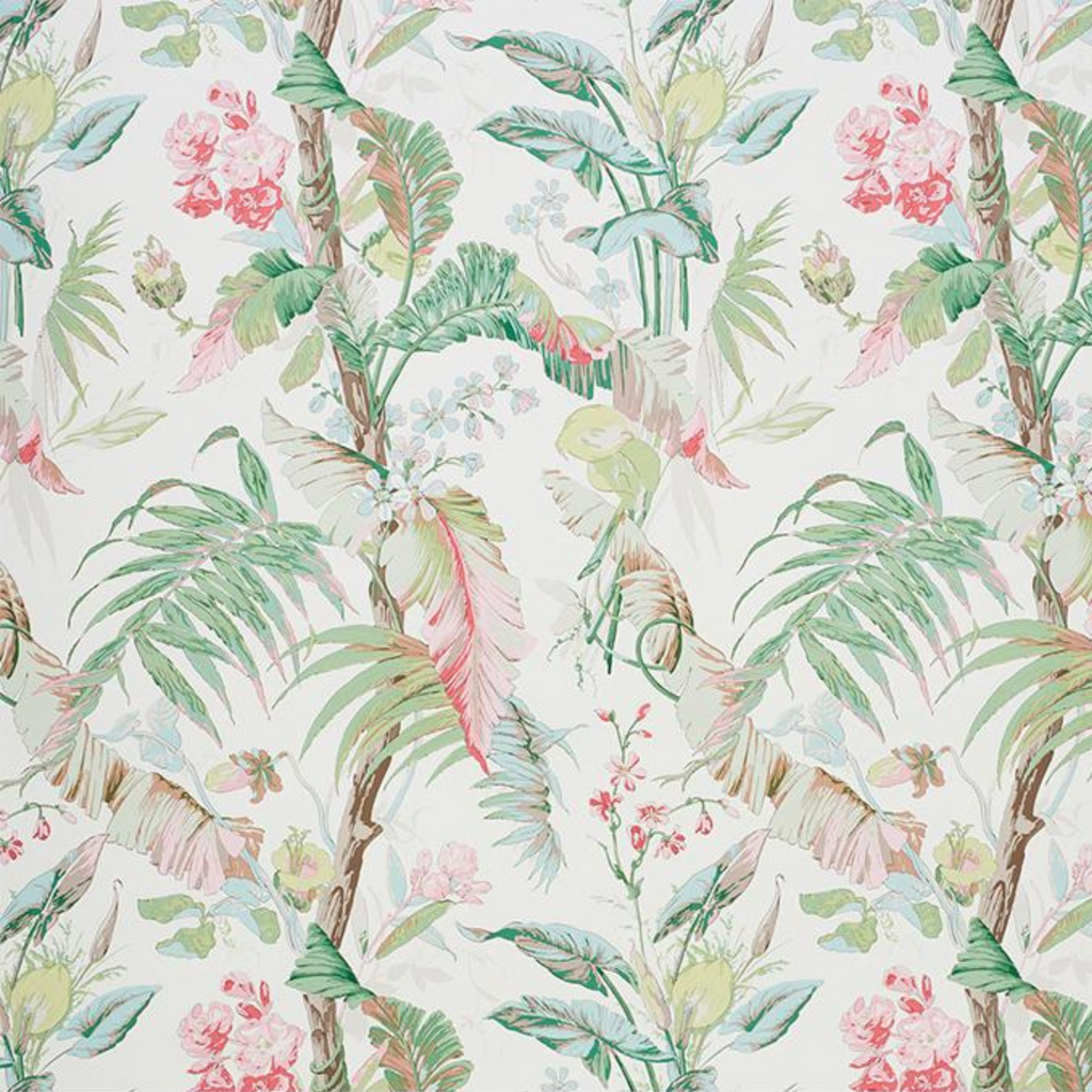 Tropique Wallpaper in Blush - The Well Appointed House