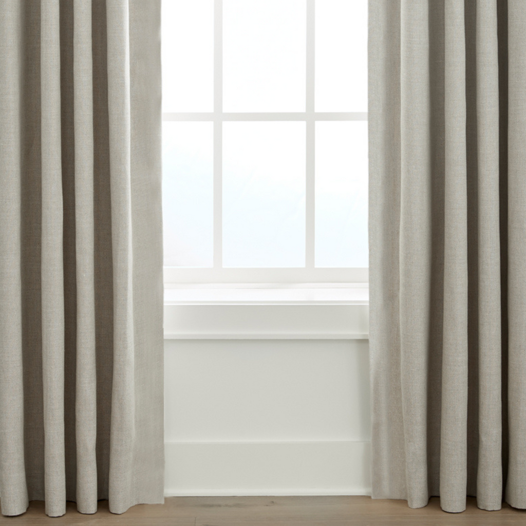 Slubby Linen Drapery Panels - The Well Appointed House