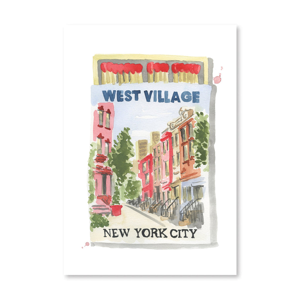 West Village NYC Matchbook - The Well Appointed House