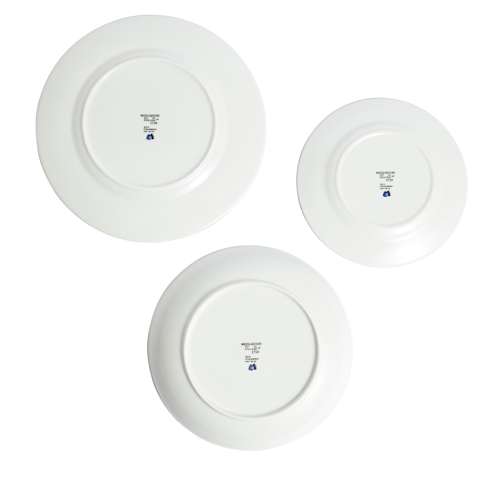 Wild Strawberry Inky Blue Dinnerware, 4 Piece Set - The Well Appointed House