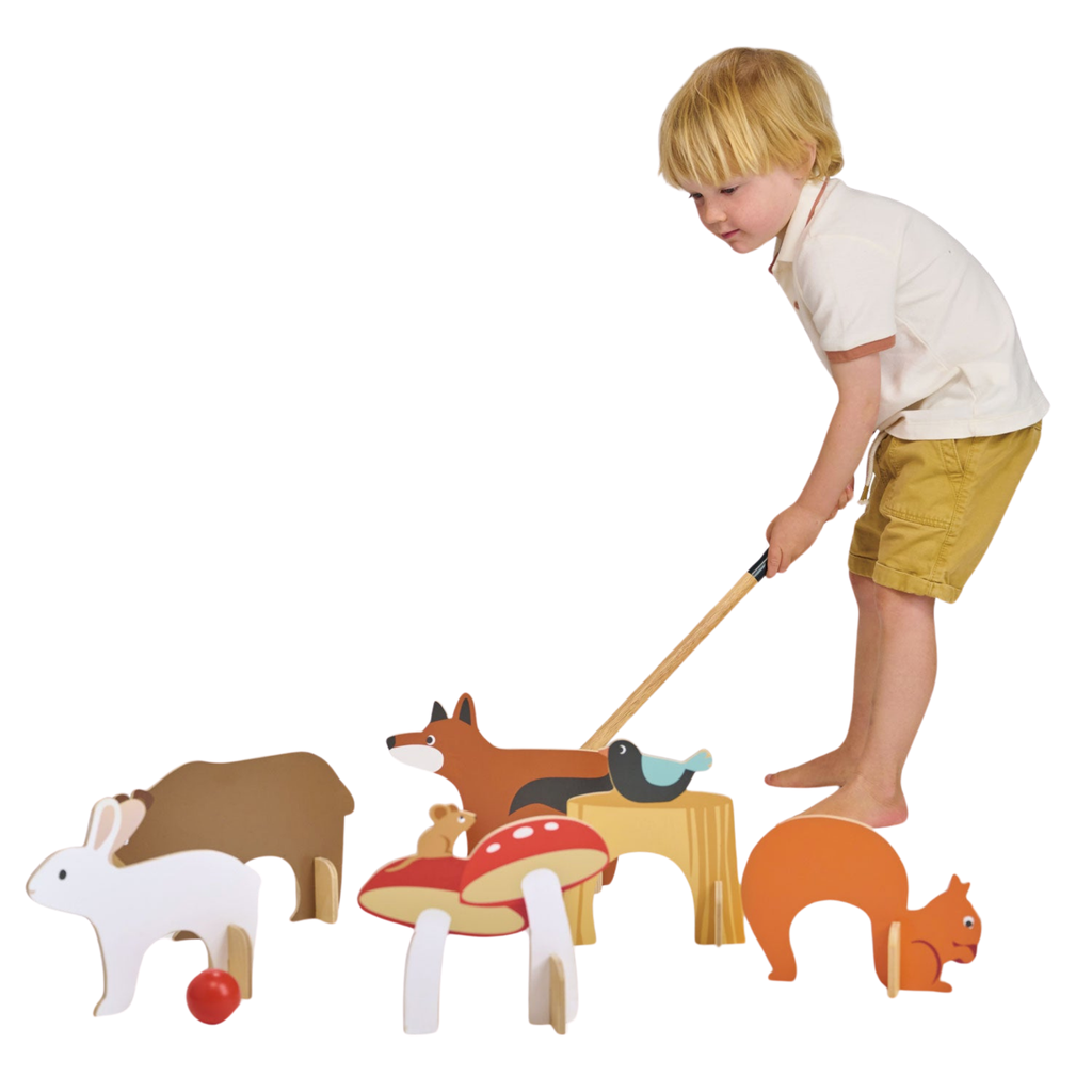 Woodland Indoor Croquet Set Kids Toy - The Well Appointed House