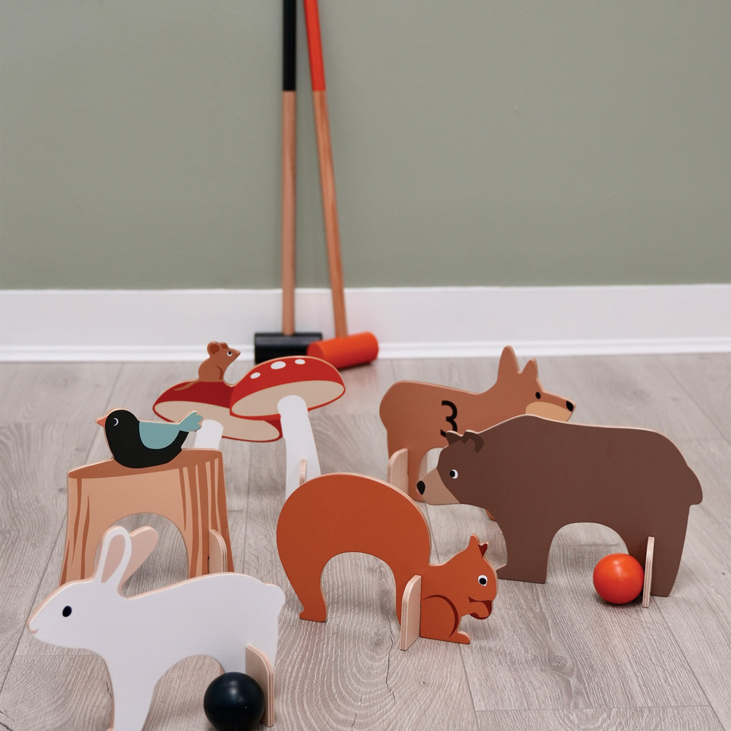 Woodland Indoor Croquet Set Kids Toy - The Well Appointed House